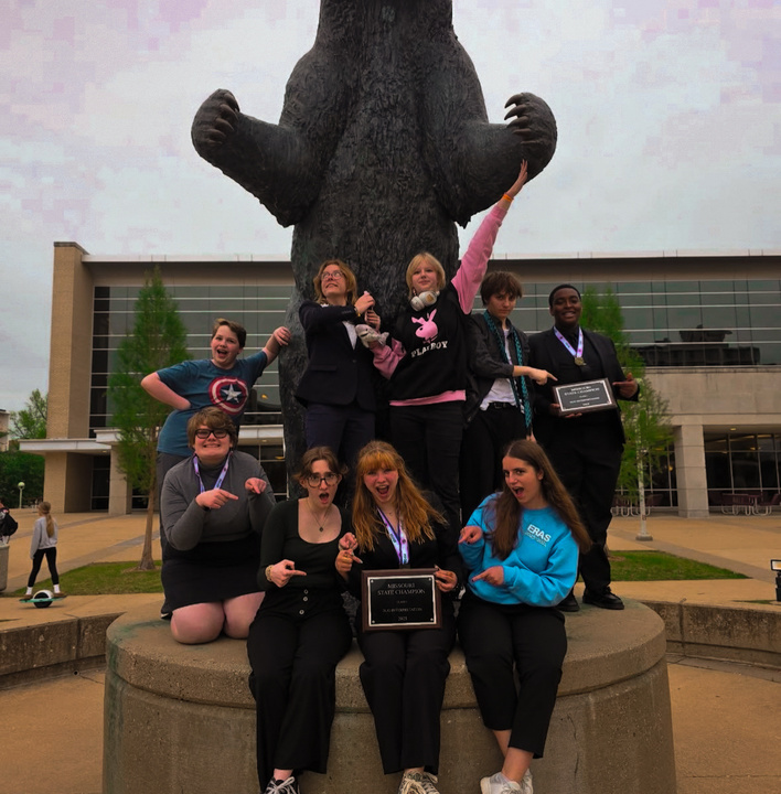 Speech and debate team group photo