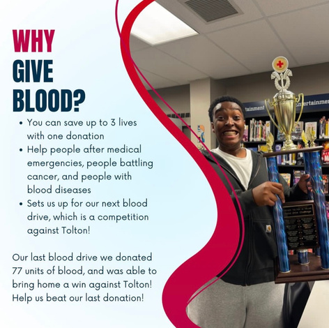 Why give blood informational graphic